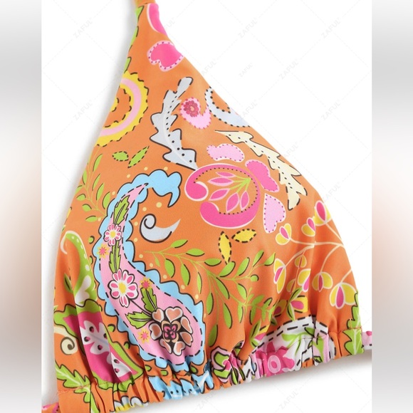 Zaful orange bikini - Picture 4 of 7